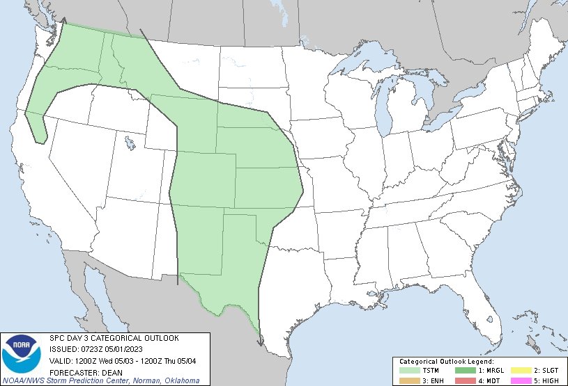 NWS Storm Prediction Center tweet media
