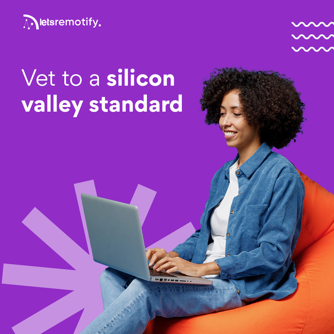 letsremotify's tweet image. Spin up your engineering dream team 🚀

Swipe ↔️ to know how #letsremotify simplifies hiring elite #RemoteDevelopers 👩‍💻👨‍💻

#siliconvalley #remotework #talent #talentcloud #hireprofessionals #engineeringjobs #remoteworker #softwareengineers #softwaredevelopers #talentacquisition