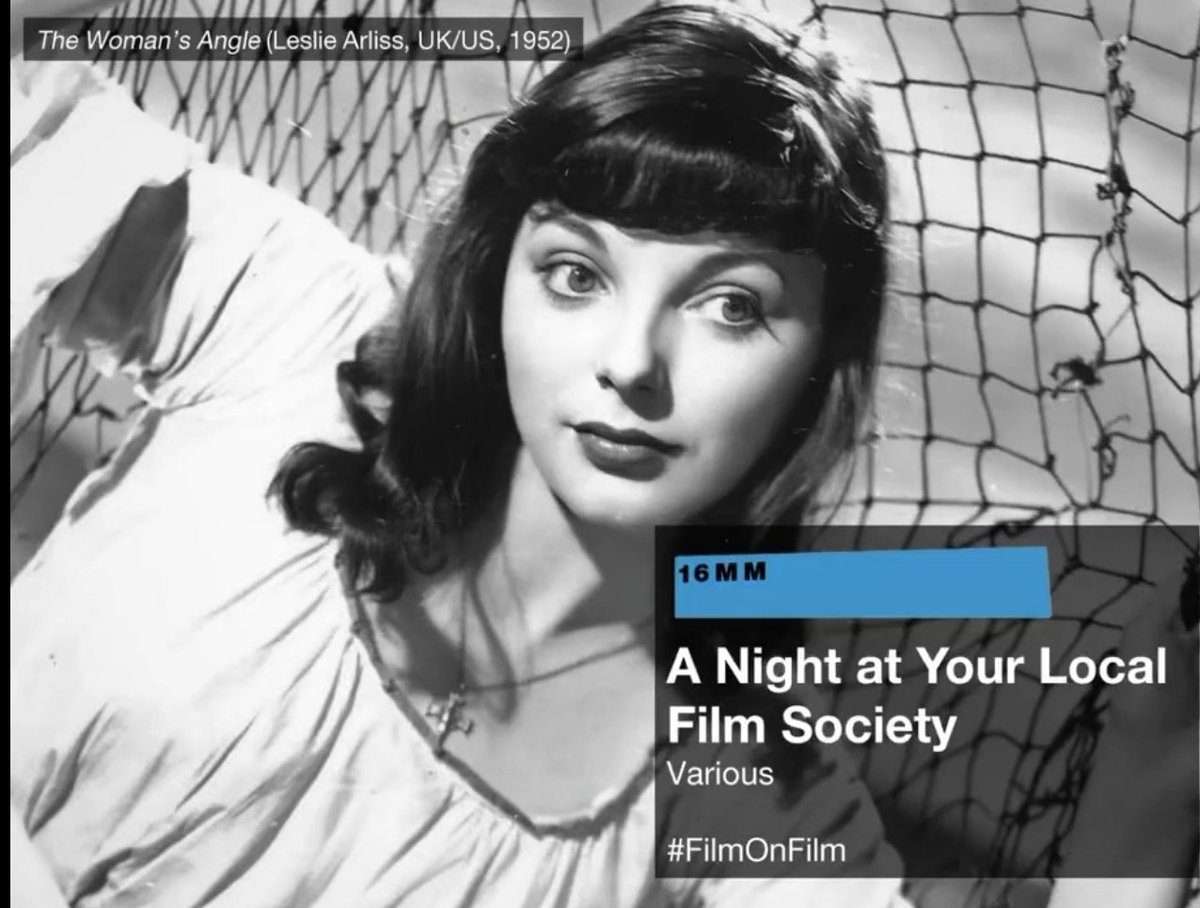 #16mmFilm was a great enabler. It allowed small film societies to book quality cinema programmes and flourish. During #FilmOnFilm festival @bfi we will be recreating a 1950s, 16mm themed, film society evening. There's Lottie Reiniger, Lindsay Anderson, BTF and The Woman's Angle.