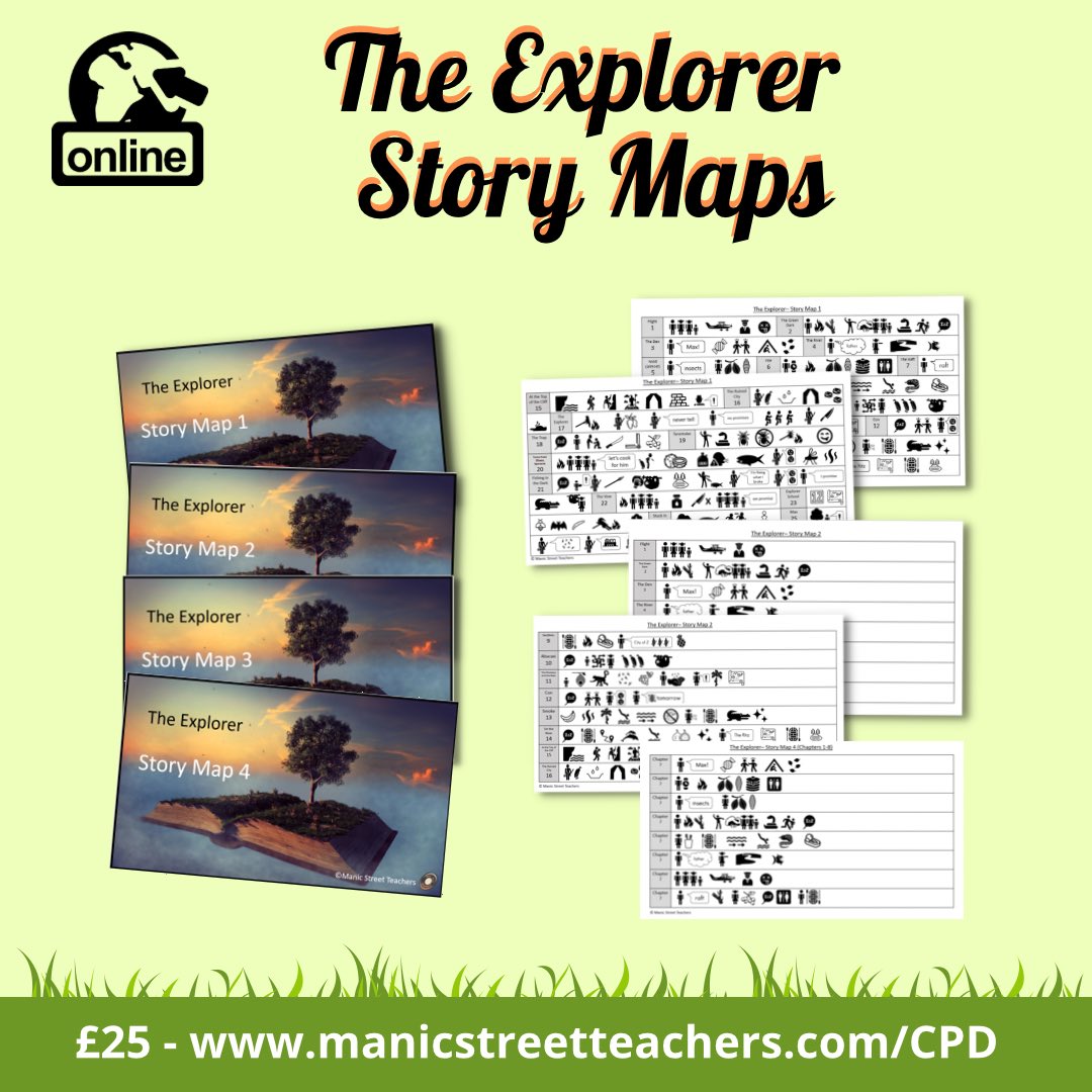 ManicStTeachers's tweet image. 🌴 THE EXPLORER - CPD 🌴
Studying this book? Check out this opportunity with Matt from Manic Street Teachers here: manicstreetteachers.com/cpd 😊👍