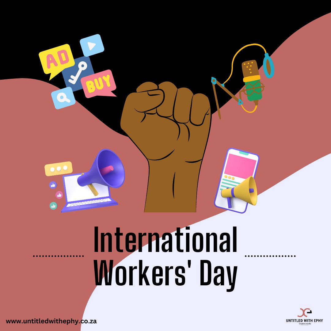 UntitledwitEphy's tweet photo. We treasure all the engines that keep the world turning.
Hello Mages 🧚🏽♂️
We wish you all a Blessed Workers Day.
Untitled with Ephy - An umbrella personalized by you ♾️
#mediacreativity #blackownedbusiness #selfimprovement #motivation #forinspiration #workersday #mayday https://t.co/8YdUVfHWvR