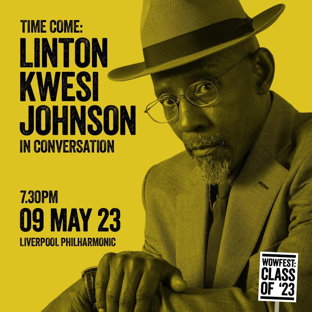 Linton Kwesi Johnson in conversation @liverpoolphil #liverpool #ukevents