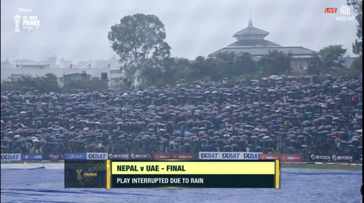 momocricket's tweet photo. Unmatched passion but taken for granted.

#NepalCricket #NEPvUAE #ACCPremierCup https://t.co/mo7U6rBvdj