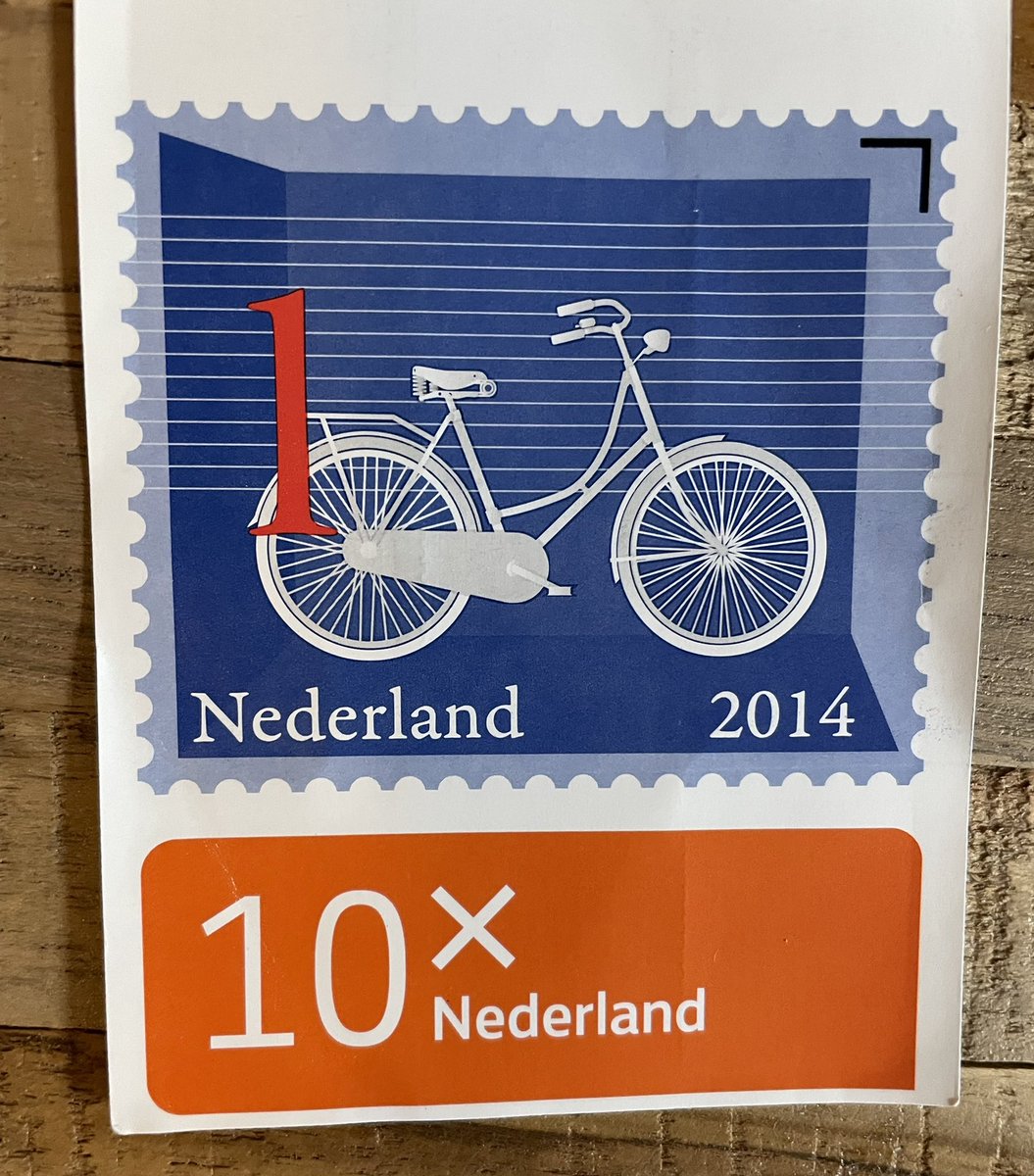 So the Dutch even commemorate bicycles on their postage stamps 🇳🇱🚲🇳🇱🚲🇳🇱🚲