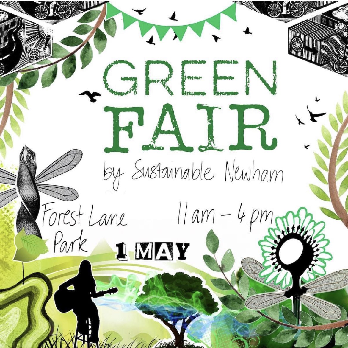 We are playing here on Monday 1st May at 12 noon on the Forest Lane Stage and 12.40 on the Magpie Stage. See you there!