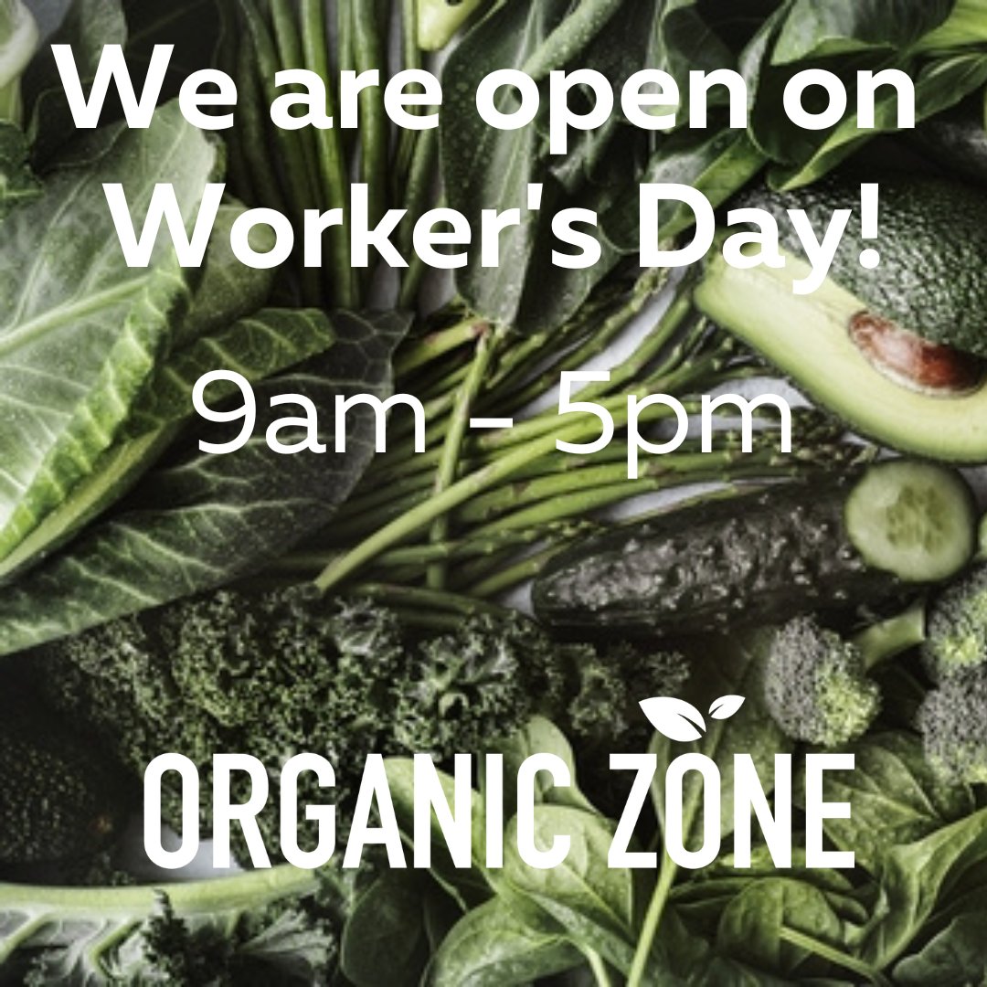 organic_zone's tweet photo. We are open all day today on Worker's Day from 9am to 5pm! The shop is nearly fully stocked again - pop in &amp; see for yourselves! 
#organic #capetown #OZdeli #freerange #wholefoods #nutrientdense #pastureraised https://t.co/yJQW2L4qOo
