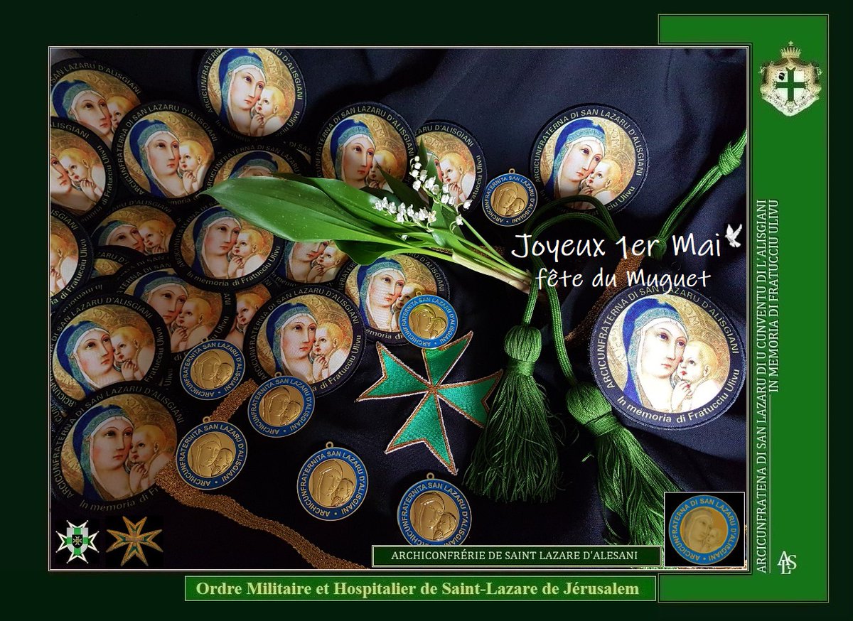 cunventu's tweet photo. En ce 1er mai commence le mois de Marie .
Primu Maghju - 1er Mai Fête du Muguet - Muguet Rare et précieux , Qu'on offre à celles et ceux qui le sont à nos yeux - Jour de la fête de la Saint Joseph le travailleur, priez pour nous ! 🍒✨ https://t.co/KTunChtQqx