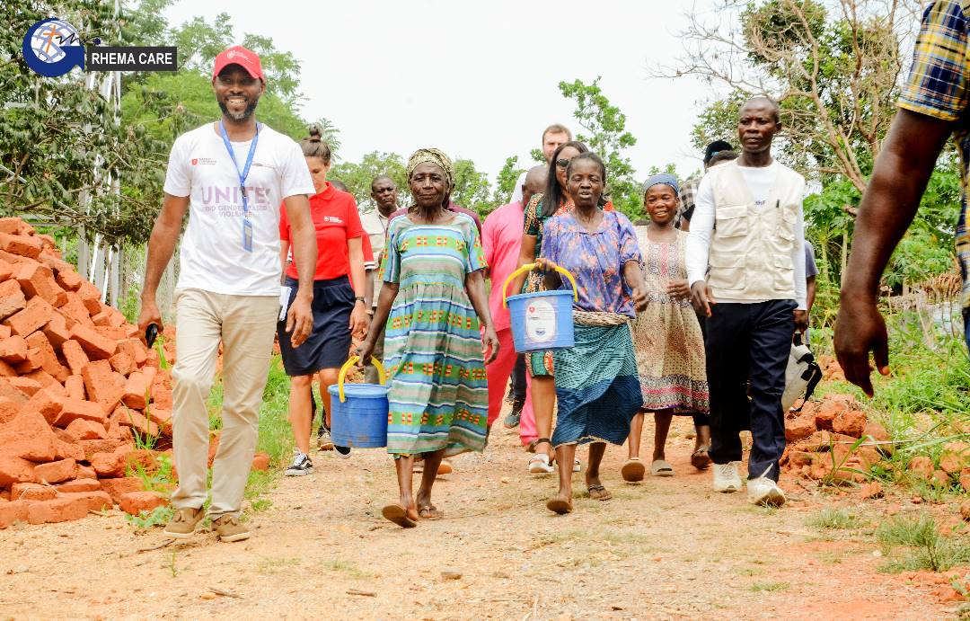 Rhema_Care's tweet photo. Cameroonian Refugees in Adagom 3 Refugee settlement were excited as Rhema Care with support from Malteser International provided them with a solar powered Borehole. 

#RhemaCare
#SCRINProject 
#MalteserInternational https://t.co/nDno4Uu8tv