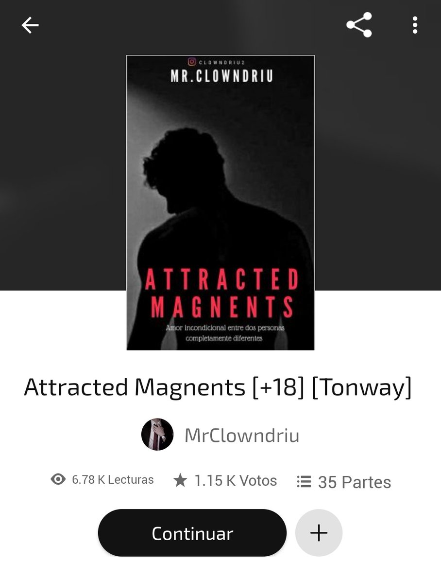 Kalumiedit976's tweet photo. ➡️ 🔹Attracted Magnents [+18]🔹
Escritor/a: @/MrClowndriu

🎭 Sipnosis 
Un mundo problemático era lo que les rodeaba, separandoles de la manera más dolorosa posible, llenando aún más sus vidas de mentiras y dolor. Pero al final Los polos opuestos se atraen
🔺Cont. Shipp
 #Tonway https://t.co/ctPvqJhJN4
