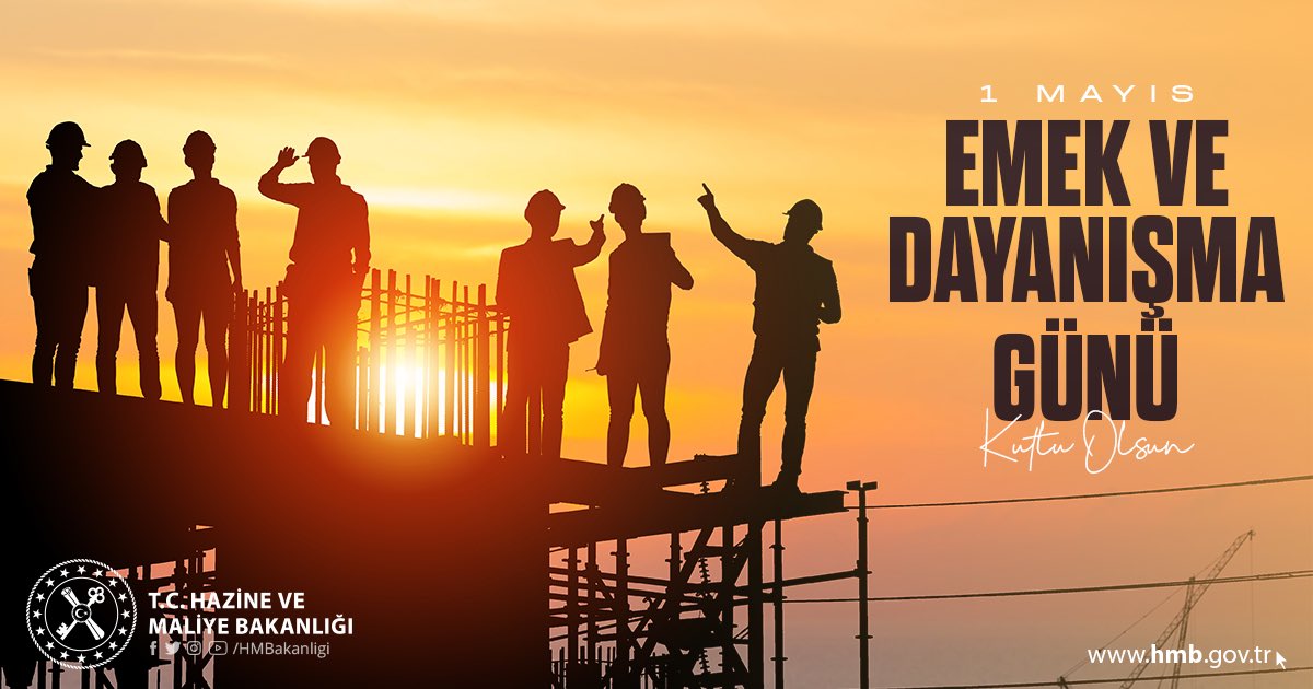 #1Mayıs Emek ve Dayanışma Günü kutlu olsun.