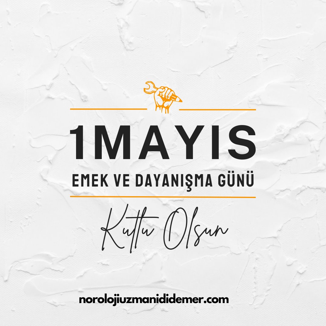 1 Mayıs İşçi ve Emekçi Bayramı kutlu olsun 

norolojiuzmanididemer.com

#1mayis