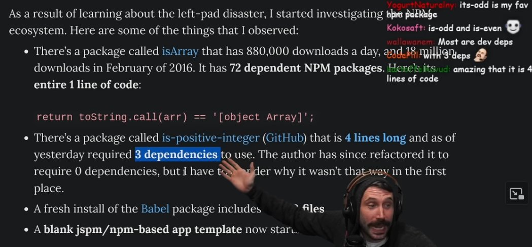 chr_nox's tweet image. npm packages in 2 pictures