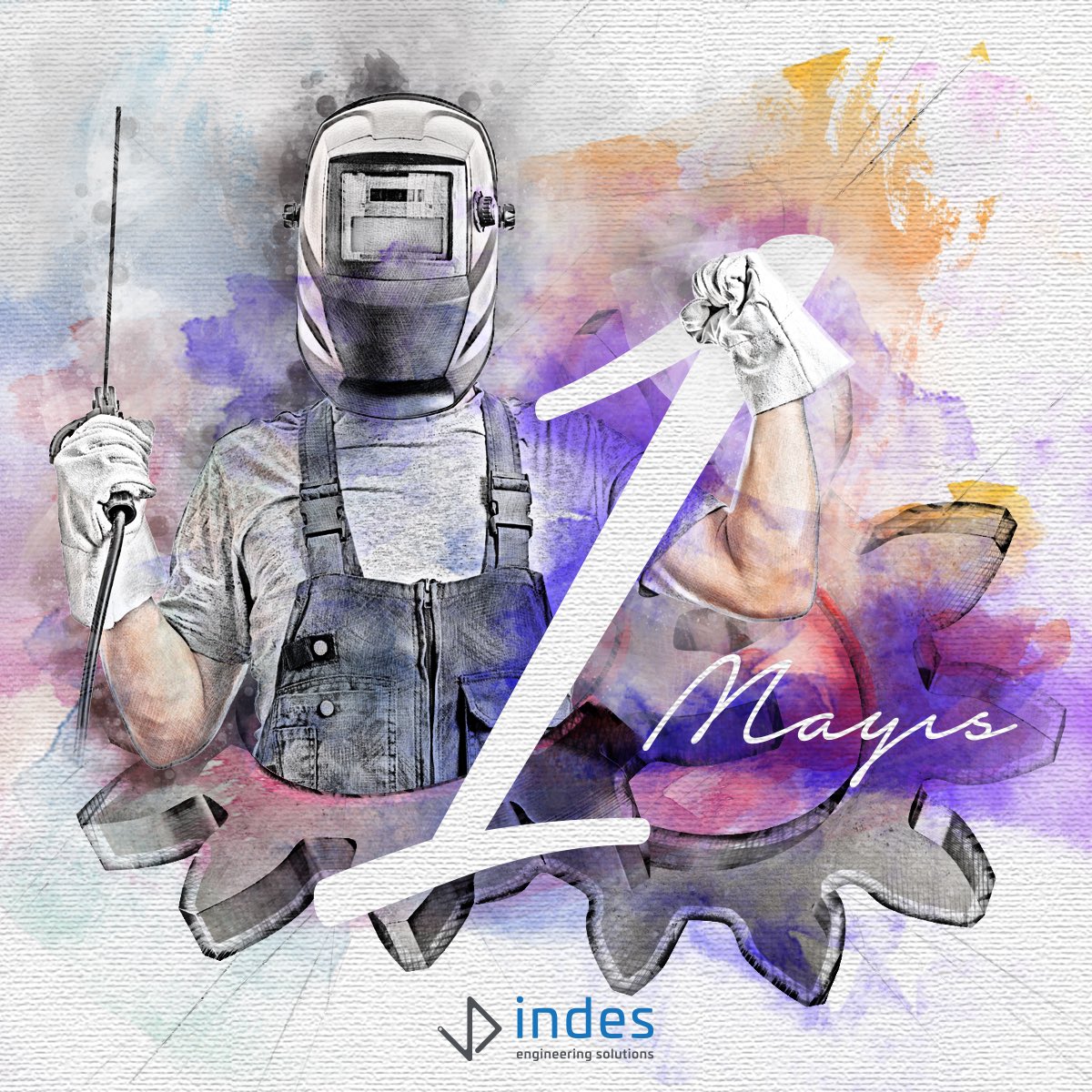 indesinc's tweet photo. Başta değerli İNDES Mühendislik çalışanları olmak üzere ülkemizin geleceği için çalışan bütün emekçilerin 1 Mayıs Emek ve Dayanışma Günü Kutlu Olsun.

#1Mayıs #EmekveDayanışmaGünü #Dayanışma https://t.co/Aw5A8T4DAY