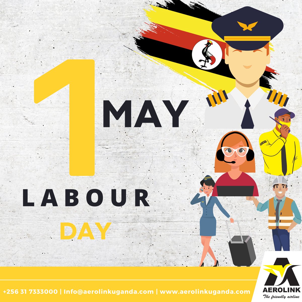 AerolinkUganda's tweet image. On this #LaborDay2023, we honor the hardworking and dedicated #AeroLinkTeam who make it possible for us to explore and experience the beauty of #Uganda. Thank you for your commitment to excellence and for keeping the spirit of adventure alive. ✈️❤️ #AeroLink  #ExploreUganda