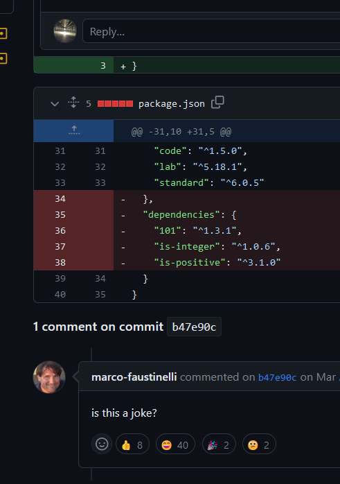 chr_nox's tweet image. npm packages in 2 pictures