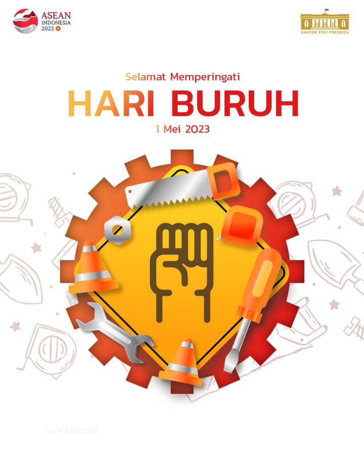 Mari #TuandanPuan kita beri penghormatan atas karya dan ketekunan para pekerja yang menggerakan ekonomi dan dunia usaha. Para buruh adalah aset besar bangsa kita.

Selamat Hari Buruh!

#HariBuruh #KSP