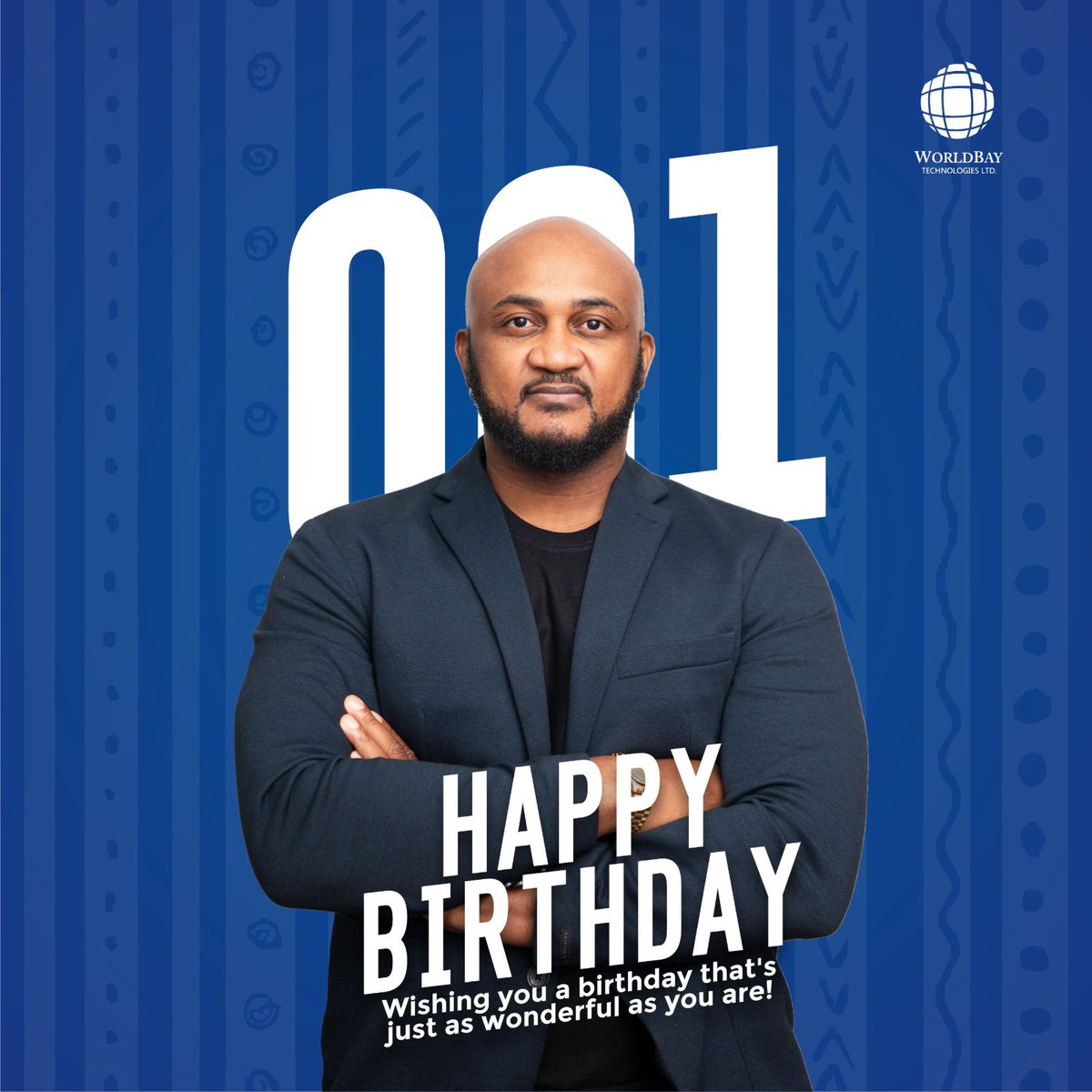 worldbaytech's tweet photo. Happy Birthday 001!😌
.
Here’s to more ground breaking achievements and an even better year of leadership.

Cheers!🥂
.
#happybirthday #mayday #worldbaytechnologies #worldbay https://t.co/ssjPBWqwjE