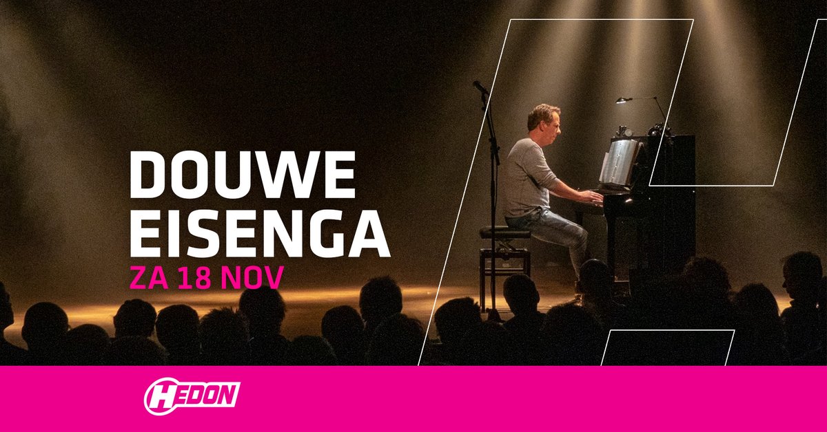 #ONSALE Tickets voor de show van pianist en componist Douwe Eisenga op 18 november zijn vanaf nu in de verkoop!

Koop ze nu via: bit.ly/3LzYjrc