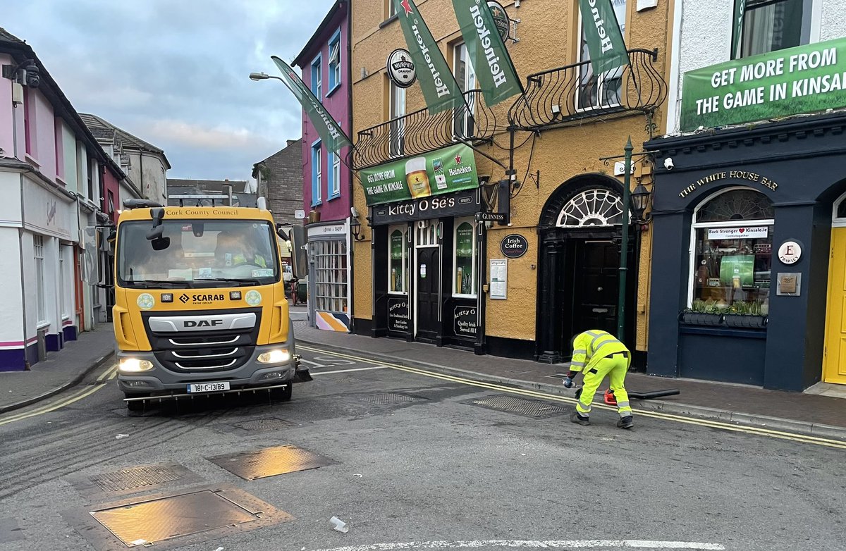 It is true that all superheroes don’t wear capes a huge Thank You to Council staff in the Kinsale office to be put at dawn the past two morning making sure that Kinsale  is clean to receive visitors 👏🏻<a href="/Corkcoco/">Cork County Council</a> <a href="/KinsaleNews/">Kinsale Advertiser</a> <a href="/kinsale_ie/">Kinsale, Co. Cork</a>