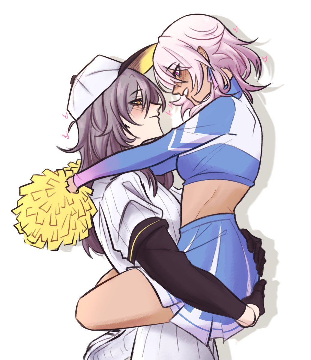 alfaidopasta's tweet photo. something something baseball player x cheerleader au #stelle #march7th https://t.co/mGMAUAIYvN