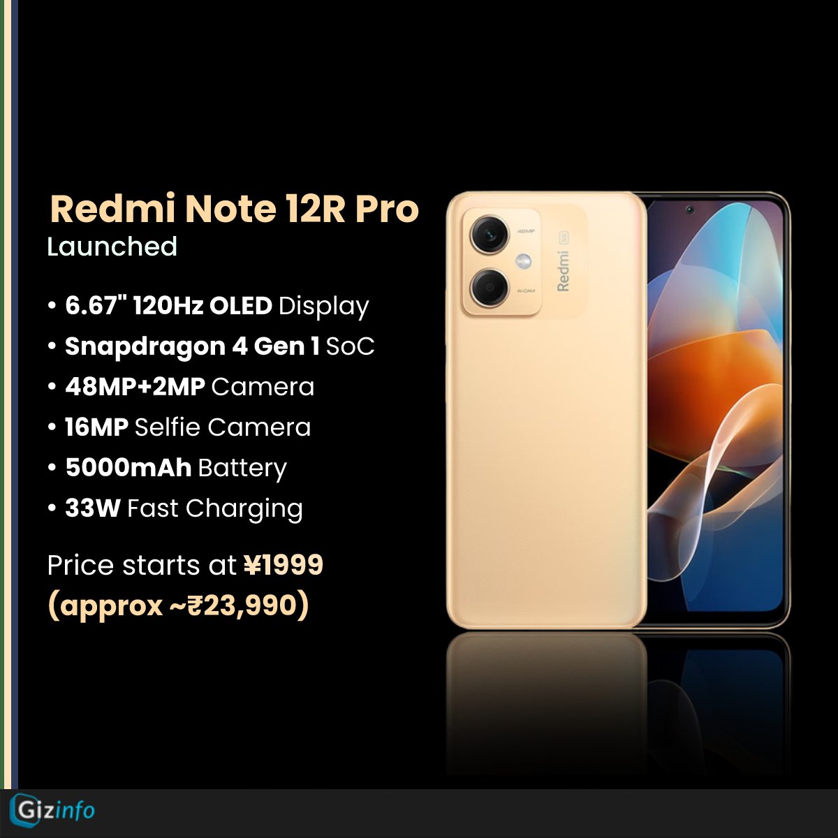 Xiaomi Redmi Note 12 5G Smartphone 6.67 Snapdragon 4 Gen 1