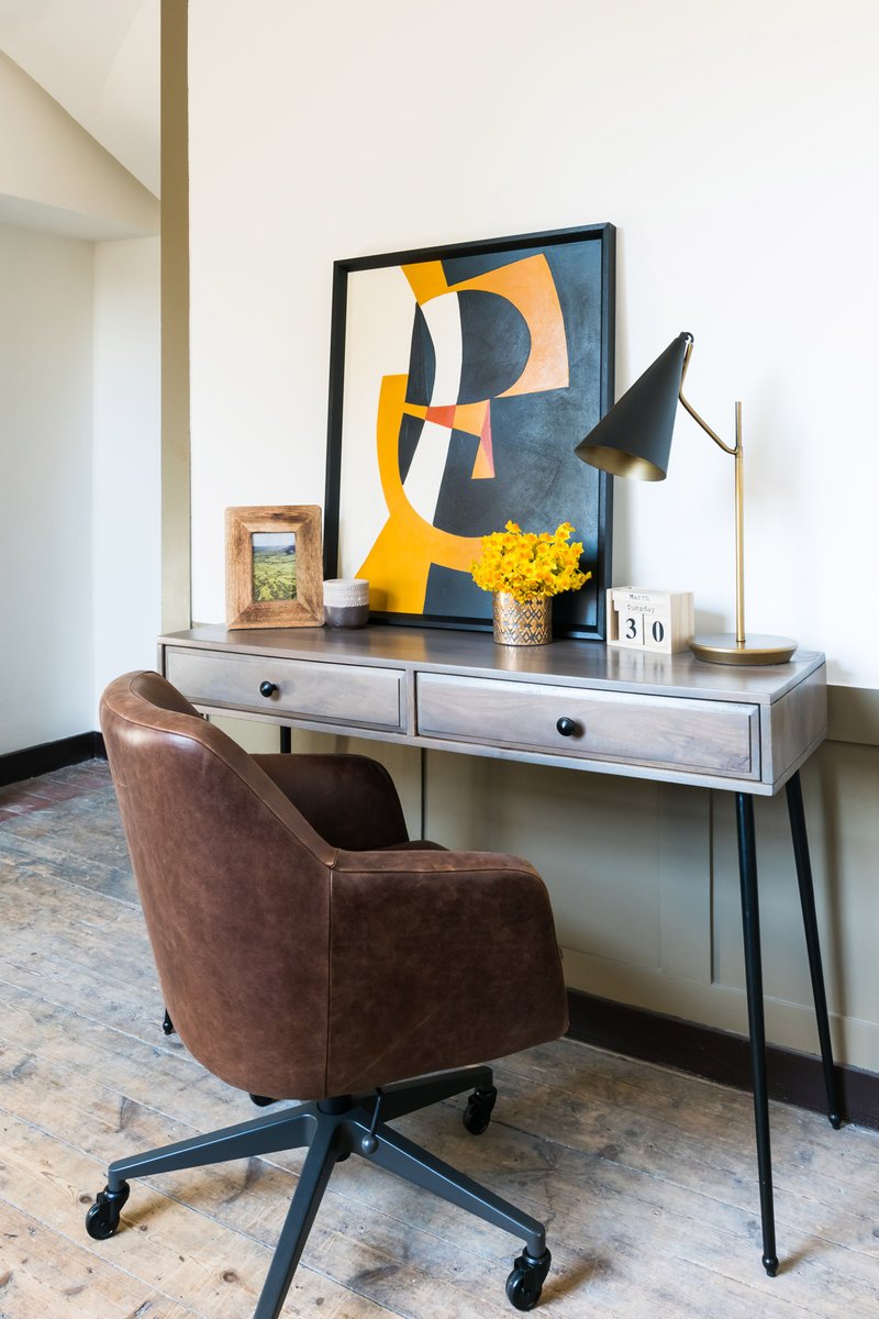 Working from home just got a whole lot cosier! 💻 

Did you know that 70% of people say that a well-designed workspace improves their productivity? 

That's why we make sure to create beautiful and inspiring environments❤️ 

How have you elevated your work-from-home setup?