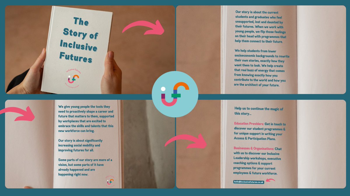 Inclus_Futures's tweet photo. The Inclusive Futures Story.

Learn more about what we do &amp; how we help students from lower socioeconomic backgrounds to rewrite their own stories.

Full story at: https://t.co/MGRPc7TO1z

#ShareAStoryMonth #NotForProfit #OurStory #WideningAccess #UKHE #Coaching #StudentSupport https://t.co/AOZuJRcff1