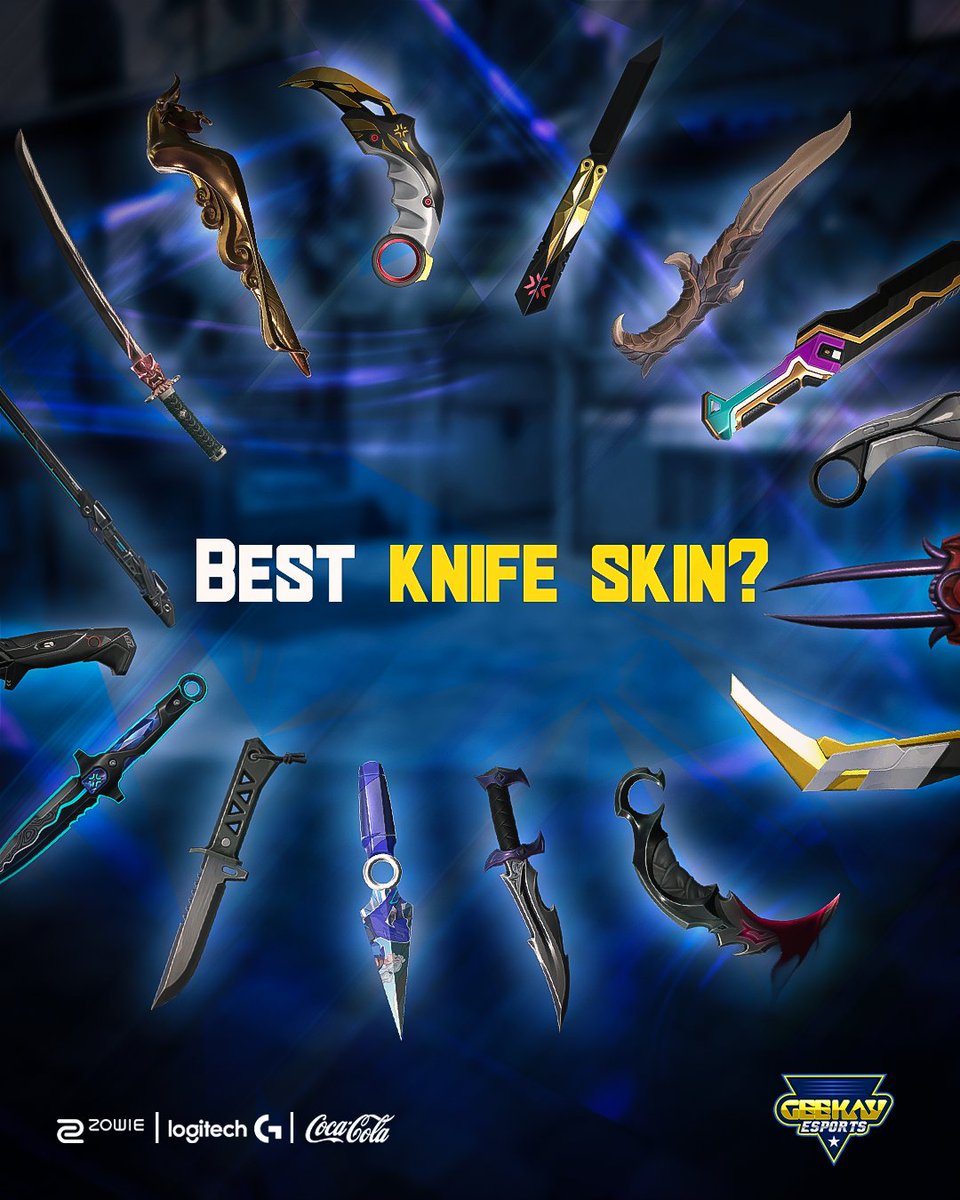 What is the best Knife skin ?👀🔪
Show us in the comments 👇🏻

#GK_FTW #WeAreTheSeekers #VEIP23 II @valesports_ar