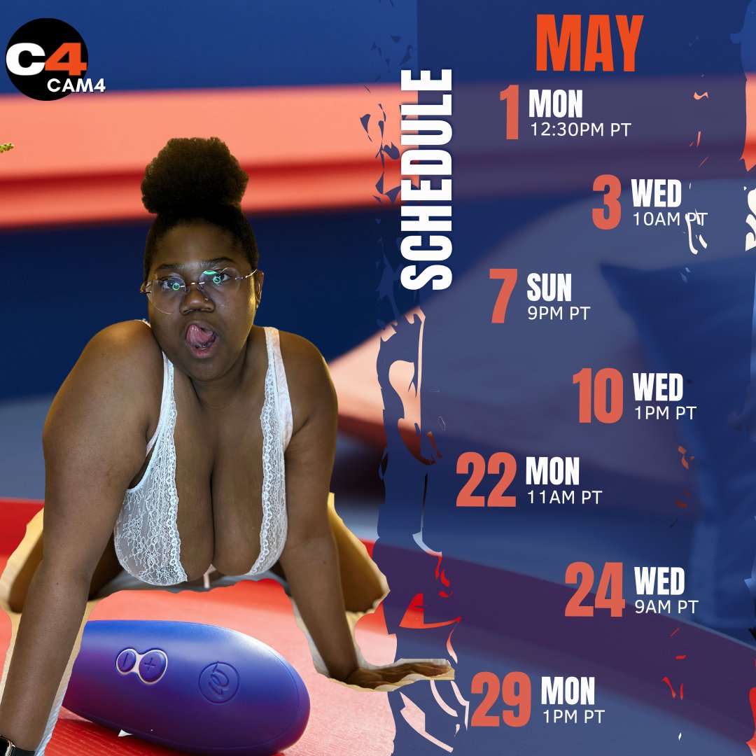 SexBAEVae's tweet photo. It's #MasturbationMay and there are so many chances for you to see me masturbate on @Cam4 !!! Mark your calendar for all my shows this month and stack them tokens in your account to spoil me for a great semester of school!

#GradSchoolSlut #CamGirl #SexBAEVae https://t.co/PWomhlIcxb