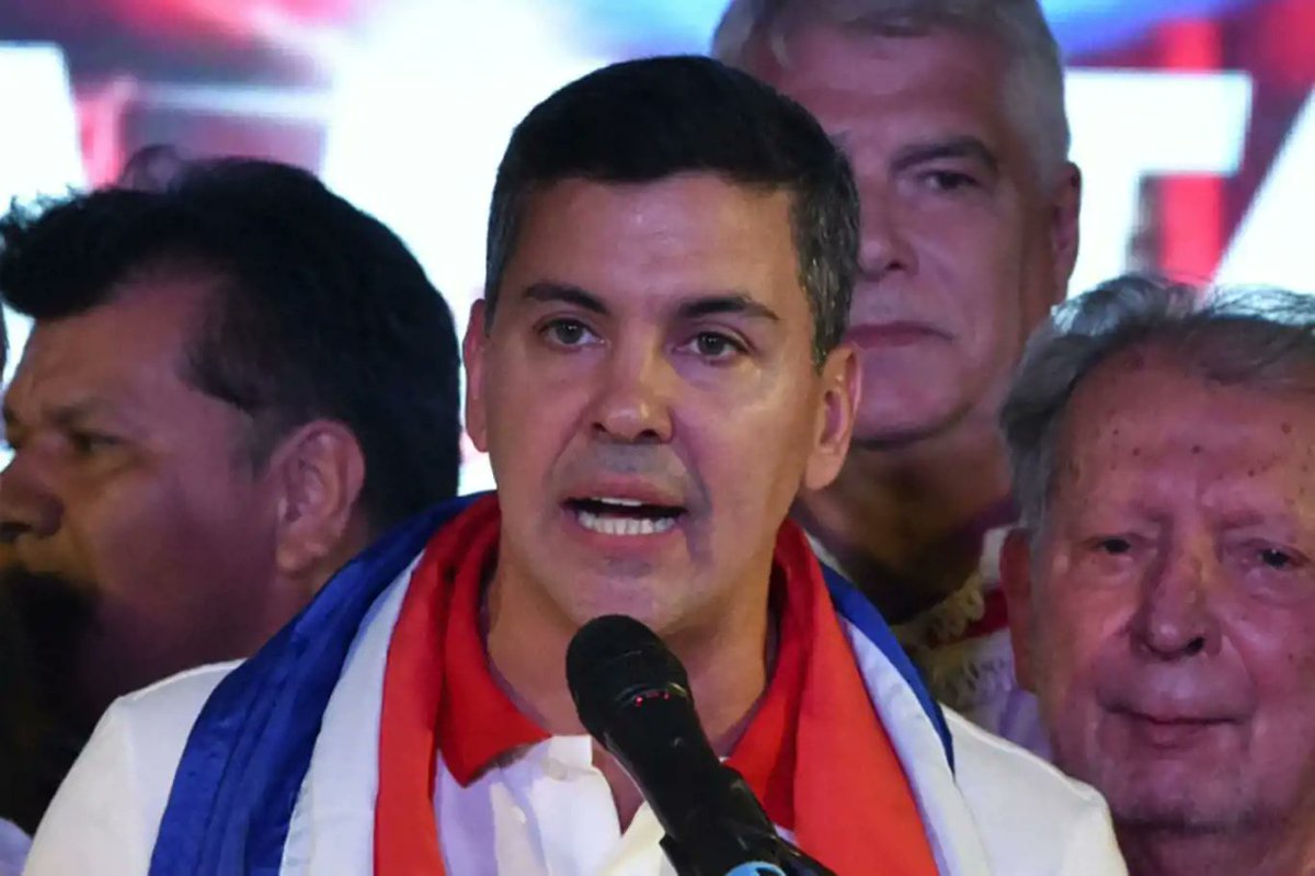 IlkhaAgency's tweet photo. Santiago Pena wins Paraguay's presidential election #SantiagoPena #ColoradoParty
https://t.co/WChAez70B7 https://t.co/zcBz7POobo