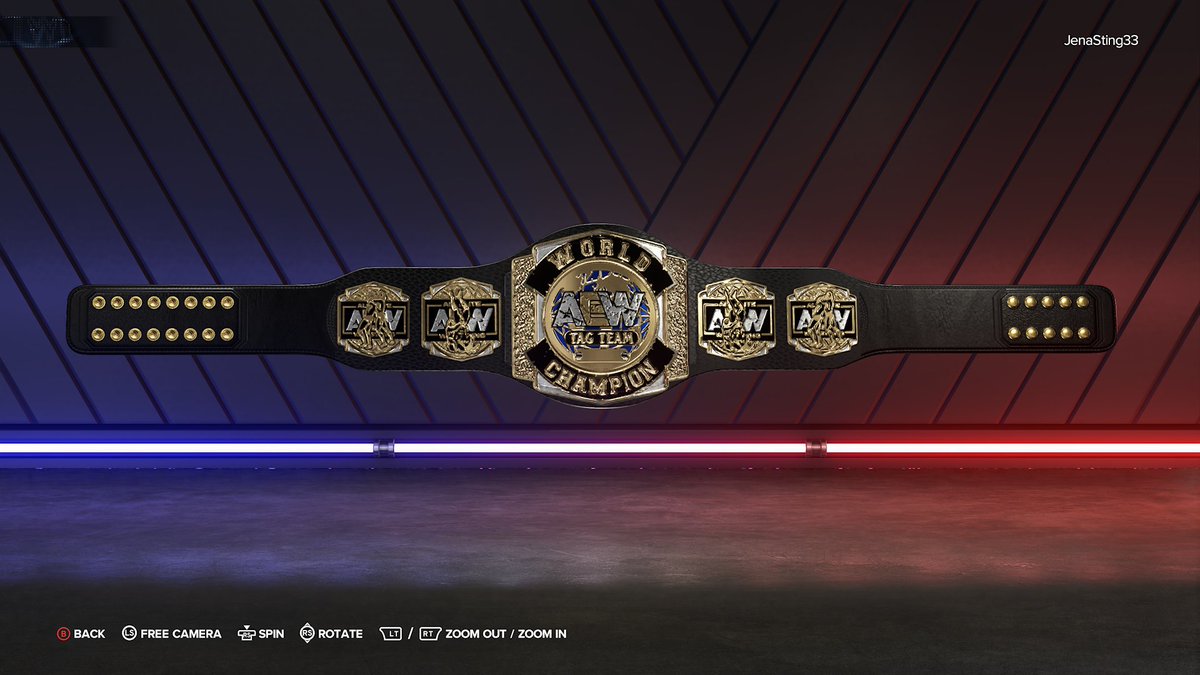 Jena_Sting's tweet image. More belts in coming #AEW #WWE2K23