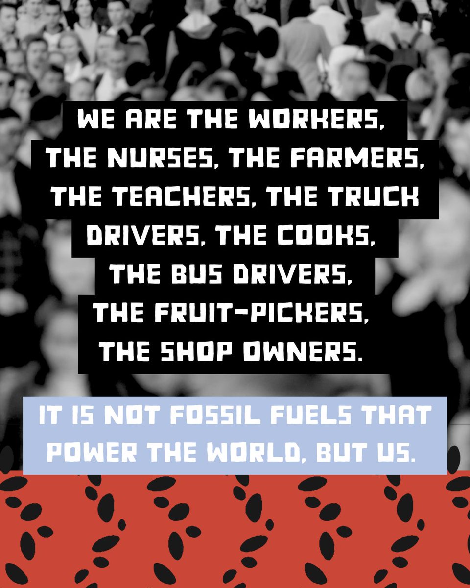 Instead of handing out millions to oil &amp; gas giants &amp; tax breaks for CEOs, we could fund a liveable future for the many, not the few. #TaxTheRich

🏫 More teachers &amp; care workers, less CEOs
👷‍♀️ Good, green, unionized jobs #JustTransition
🛋 A 4-day work week