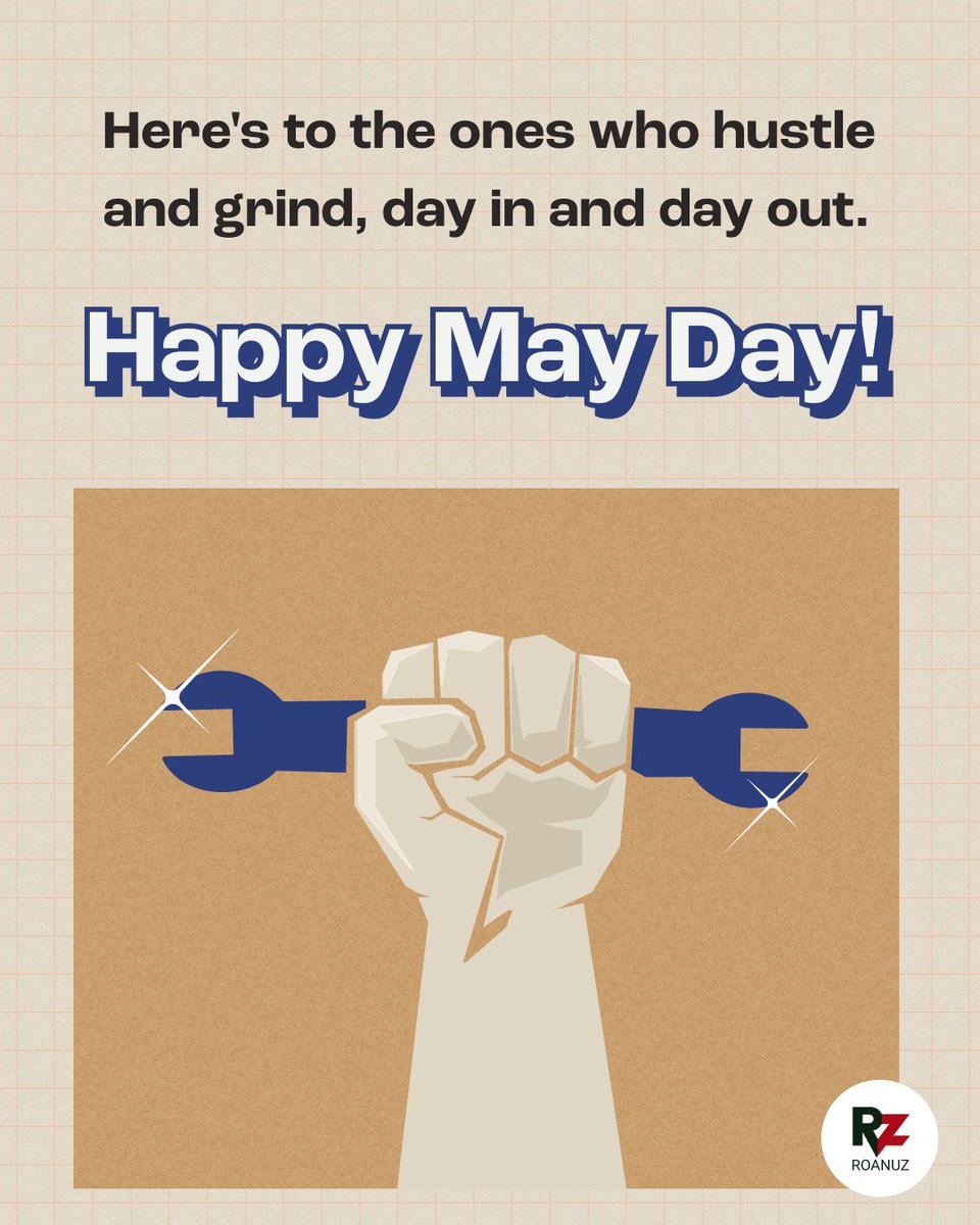 May 1st is a day for celebrating the power of workers everywhere. At Roanuz, we're grateful for the tireless efforts of our team members and all those who work hard to make a difference. Happy #MayDay! #Roanuz #WorkersUnite