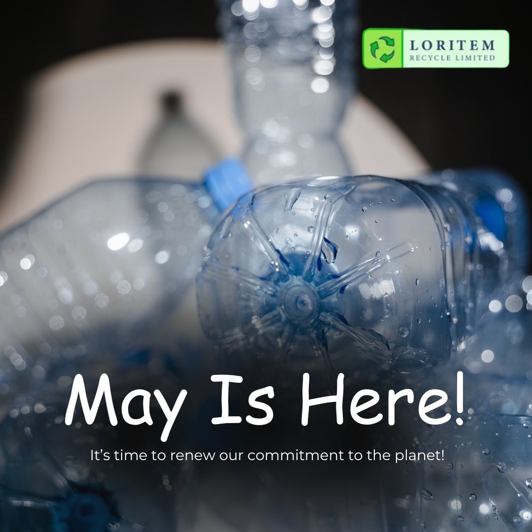 Welcome to May! 

Let's make this month a green one. ♻️💚 

Our planet needs our help, and recycling is one of the easiest ways to make a difference. 

Join us in making a commitment to reduce waste and preserve our beautiful Earth for future generations. 
#RecycleForEarth