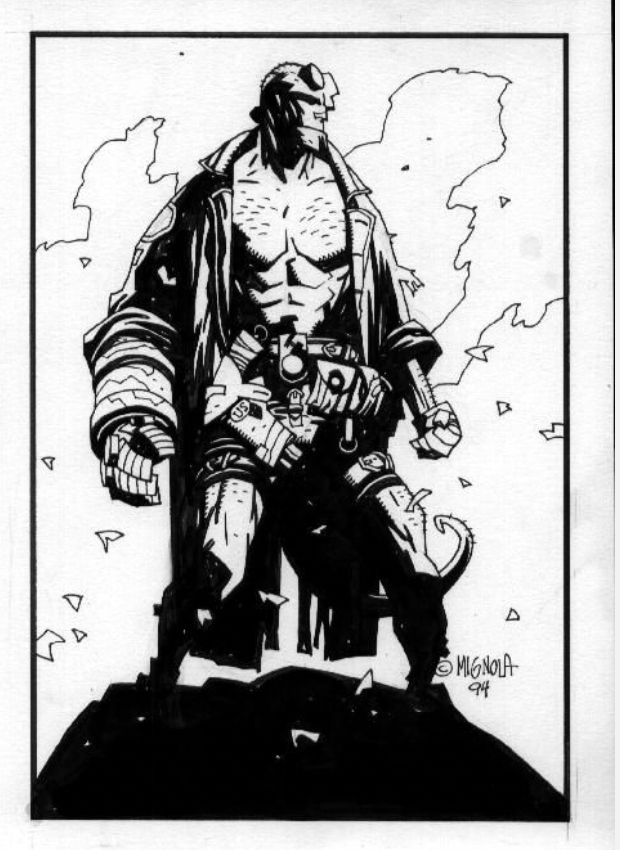 Comicartvault's tweet photo. Get to know Mike Mignola, the creator of #hellboy

https://t.co/FKXUnHmnZn https://t.co/9e0w51LxTS