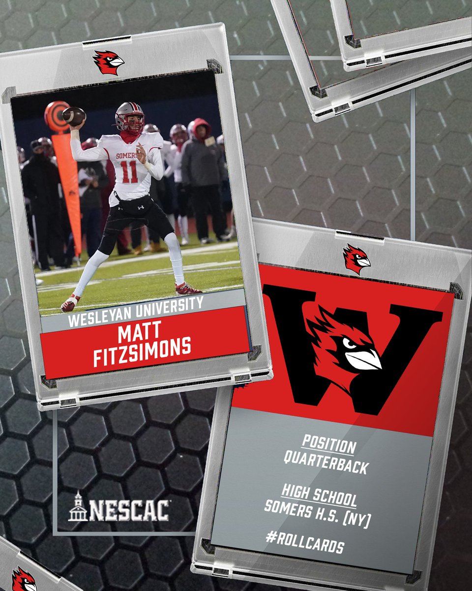 Wesleyan University Football (@wes_football) on Twitter photo Wesleyan University Football 2027
Matt Fitzsimons || Somers H.S. (NY)
<a href="/MattFitzsimons4/">Matt Fitzsimons</a>
#RollCards 🔴⚫️🔴⚫️ Wesleyan University Football 2027
Matt Fitzsimons || Somers H.S. (NY)
<a href="/MattFitzsimons4/">Matt Fitzsimons</a>
#RollCards 🔴⚫️🔴⚫️