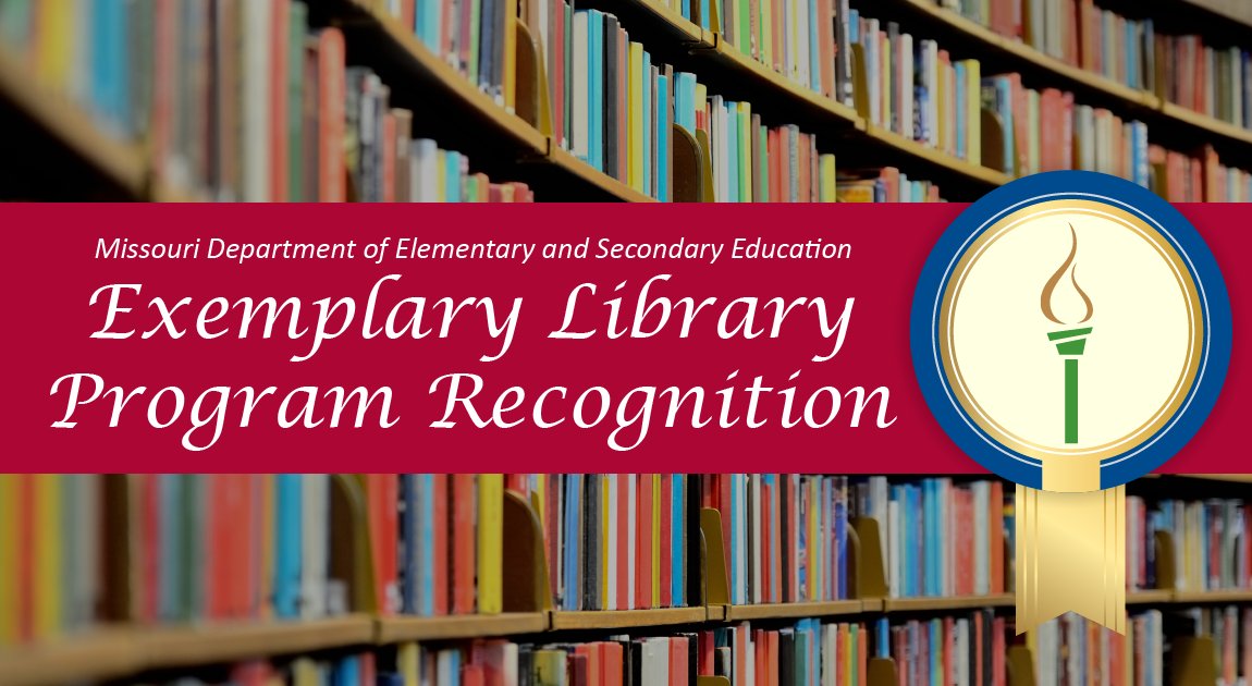 Congrats to the nine libraries recognized as 2022-23 Exemplary School Libraries! The recognition serves to highlight exemplary programs statewide. See the full winner list here: dese.mo.gov/college-career….
