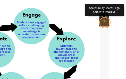 WUOnlineLearnin's tweet image. Adding ALT text is easy with Blackboard Ally! Find the gauge next to the image and add the alt text right from the Ally Accessibility panel. 

Reach out to the Office of Online Learning for more accessibility assistance and other instructional support!

#fixyourcontent #accessibe