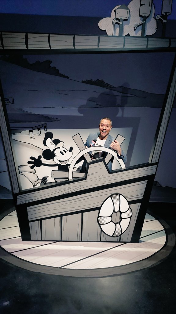 PaulFromFox5's tweet photo. Steamboat Paulie ⛵️ #DisneyImmersive #LighthouseImmersive @GoodDayAtlanta #fox5atl https://t.co/cJGnYAEb8N