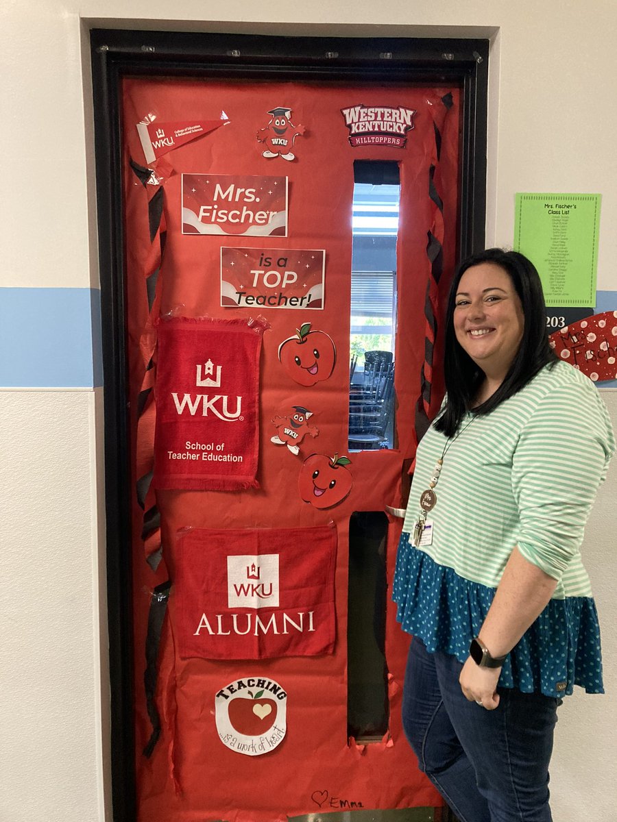 SFischerWKU's tweet photo. Every teachers door at JRES was decorated over the weekend, and it has absolutely made our day!! What a fun surprise to come in to on a Monday morning! @JresRockets https://t.co/vYlEoL07nF