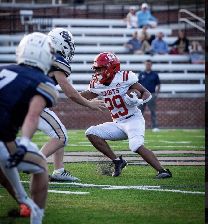 #SaintsSpotlight

👤 Myles Nolan-Anderson
🎓 Class of 2024
🏈 RB/DB
📏 5’7” | 150 lbs 
🎥 hudl.com/profile/166909…

<a href="/MylesNolanande1/">Myles Nolan-Anderson</a> 

#BeltwayBoyz⚜️