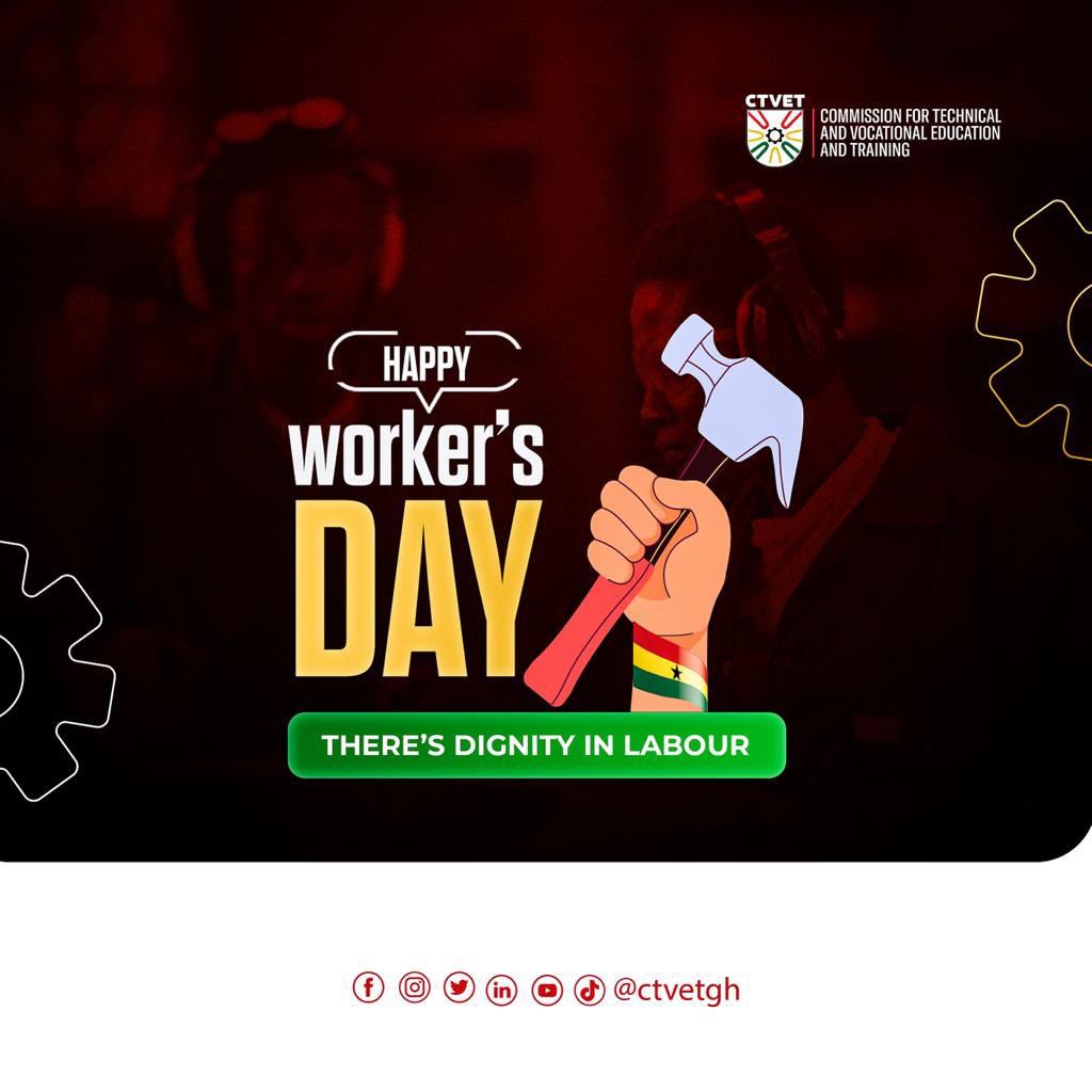 ctvetgh's tweet photo. HAPPY WORKERS DAY 

Thumbs up to the amazing workers out there. Ayekoo!!! https://t.co/qKhNz7vrqR