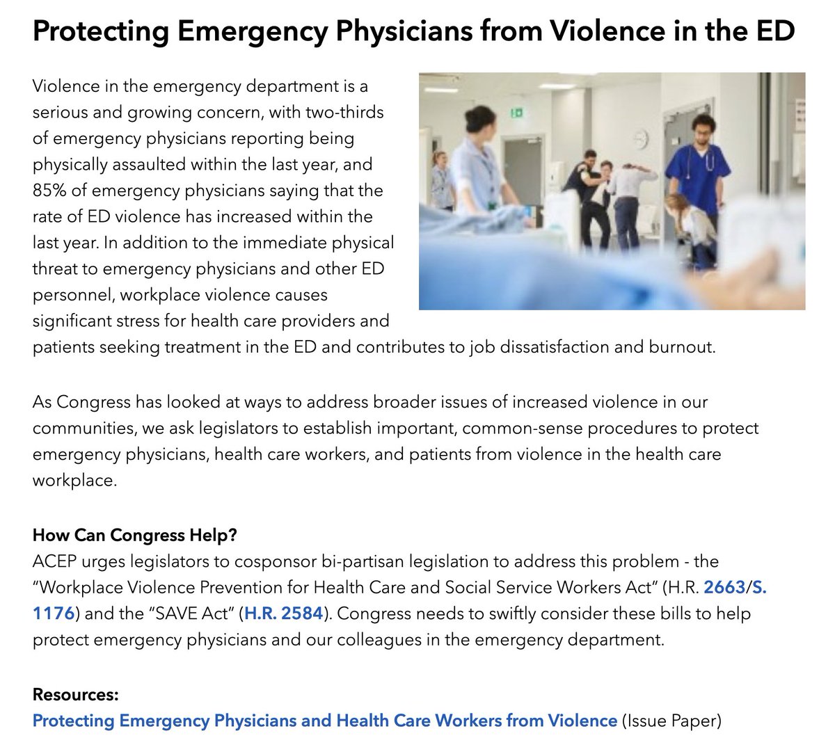 Emergency Physicians tweet media