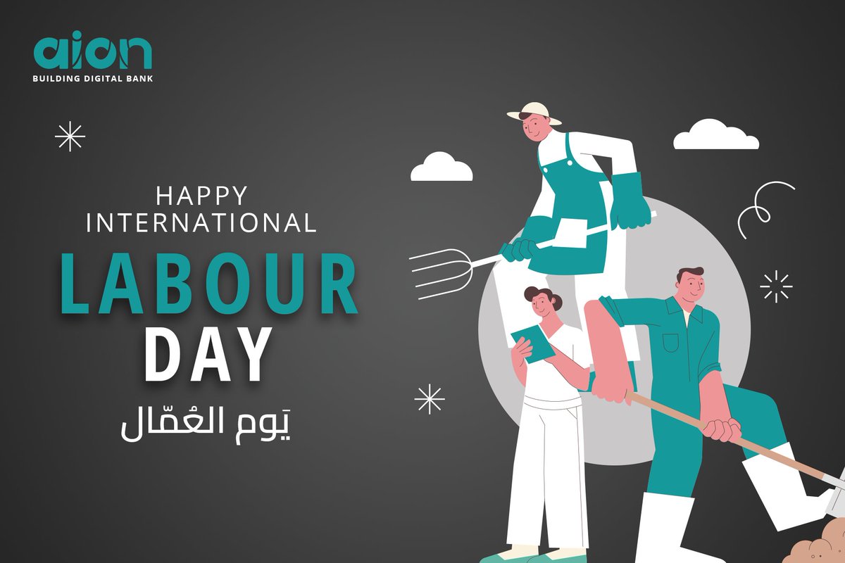 AionDigital's tweet photo. Happy #Labour_Day!​
​
Wherever you are and whatever you do, thank you for making the choice to get up and make a difference 🌟!

#labourday #labour #labourday2023 #aiondigital #digitalbanking  #fintech https://t.co/UuqWkjfJr3