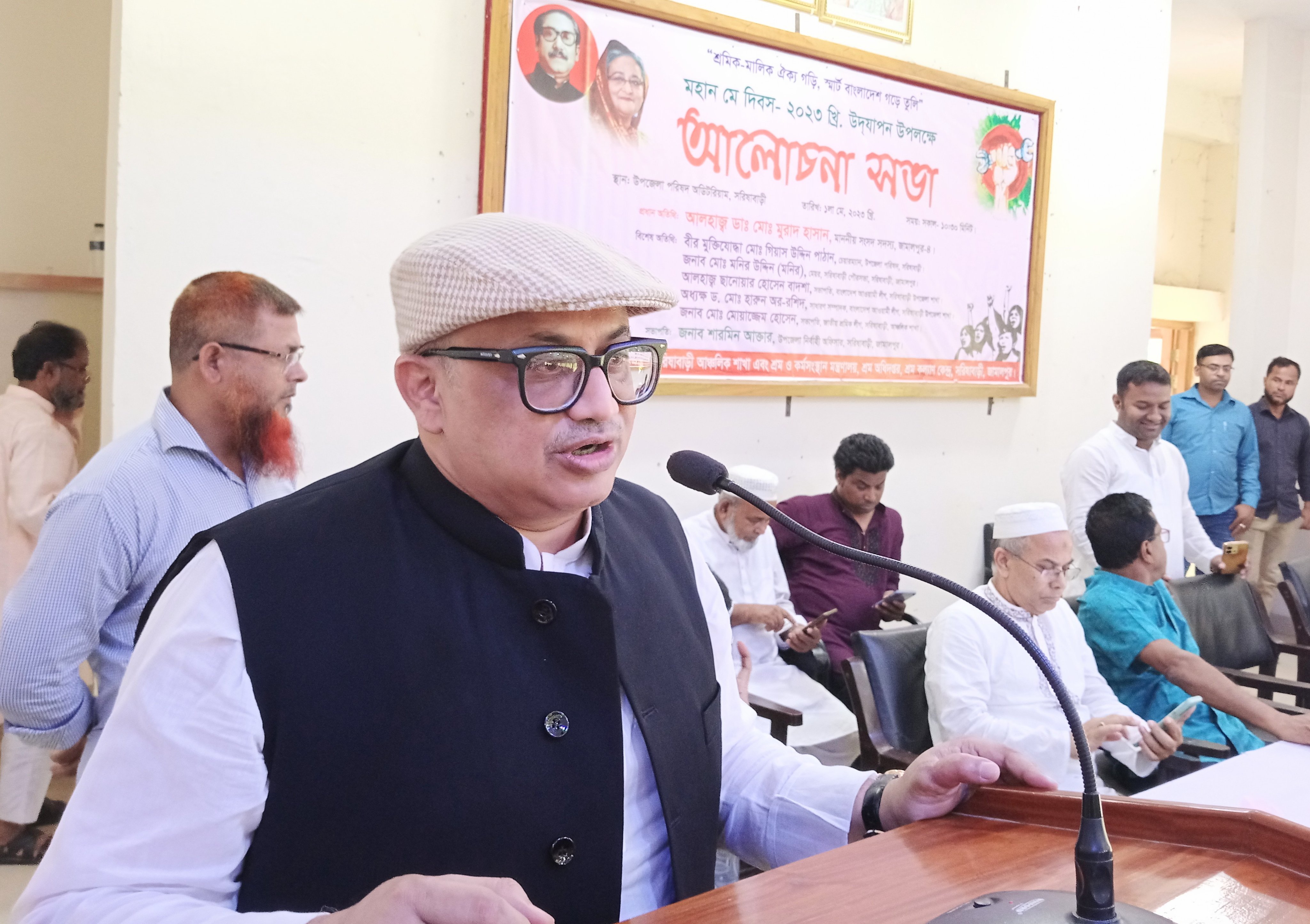 শ্রমজীবী মানুষের জন্যই বাংলাদেশ মাথা উঁচু করে দাঁড়িয়ে আছে: এমপি মুরাদ হাসান