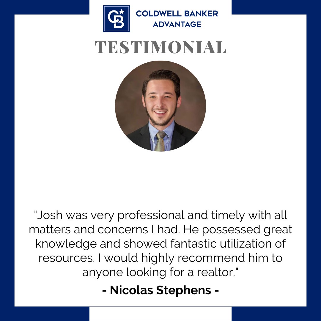 What a great testimonial to start off the week! Let Josh Paul of Coldwell Banker Advantage help you find your dream home today! (910)-483-5353 #ColdwellBankerAdvantage #FayettevilleRealEstate #FayettevilleNorthCarolina #CBAdvantage #HomeBuying #HomeRenting #HomeSelling #Realtor