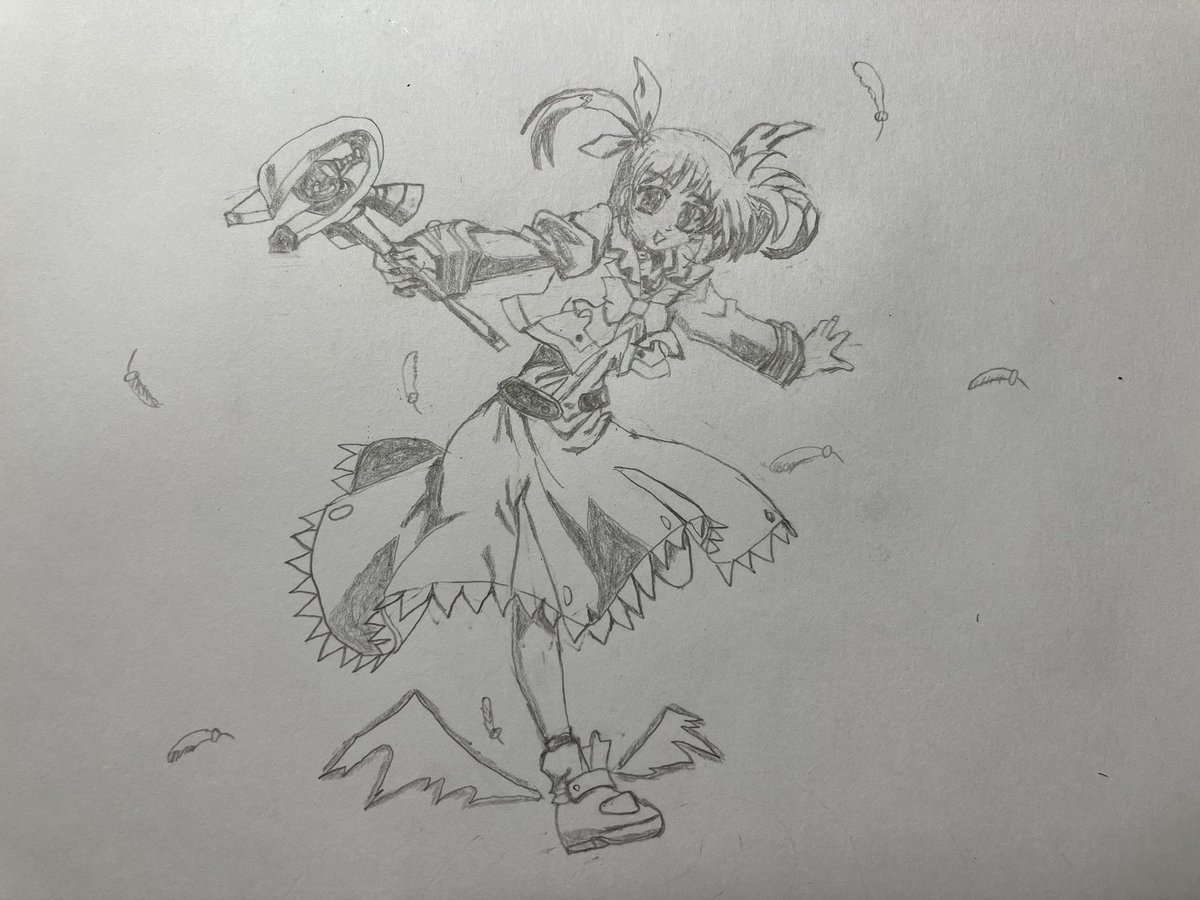 ZETA_ZZ00's tweet photo. 魔法少女リリカルなのは
高町なのはを描いてみた。
難しかったけど、完成できてよかった。
他のキャラも描けるようになりたい。
#リリカルなのは
#naoha https://t.co/vvITRTarsJ