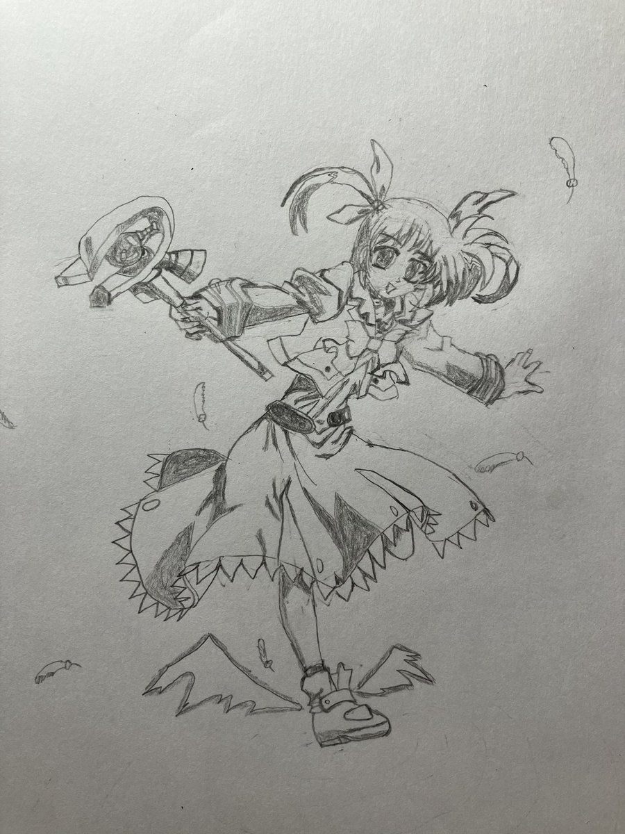 ZETA_ZZ00's tweet photo. 魔法少女リリカルなのは
高町なのはを描いてみた。
難しかったけど、完成できてよかった。
他のキャラも描けるようになりたい。
#リリカルなのは
#naoha https://t.co/vvITRTarsJ