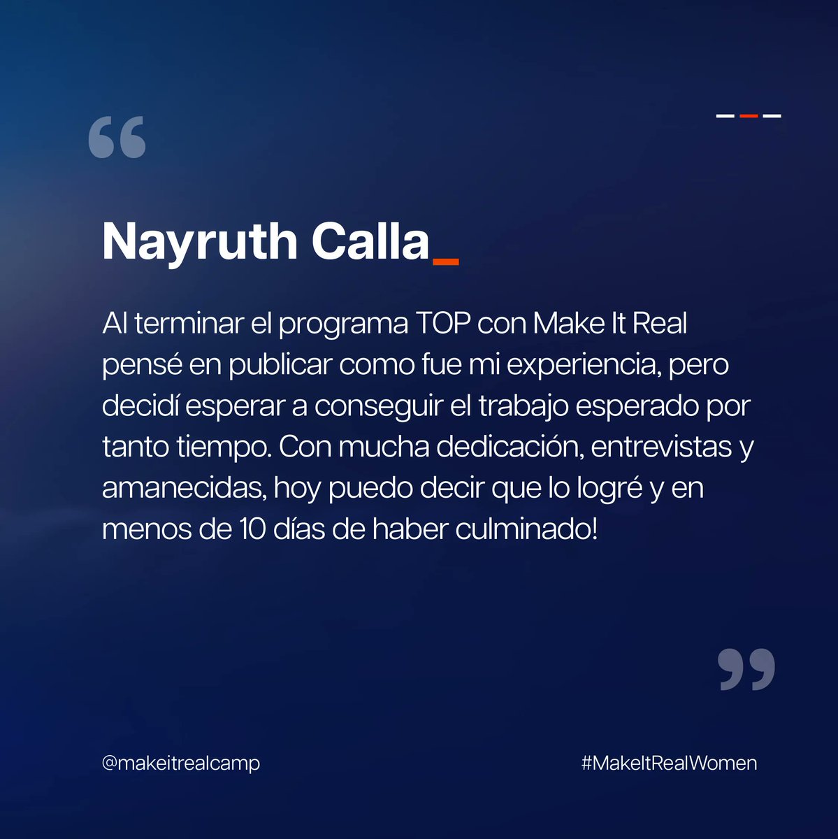 Make It Real tweet media