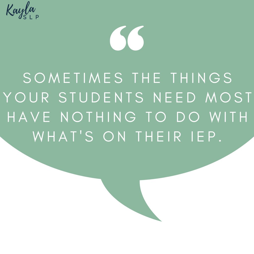 Kayla_SLP's tweet photo. IEP goals are important, but sometimes the most meaningful progress happens outside of them!
Whether it's providing emotional support, building self-esteem, or simply being a positive role model, our impact goes far beyond what's on paper. ๐
#SpeechTherapy #SLPInspiration https://t.co/OOEDrY3dLL